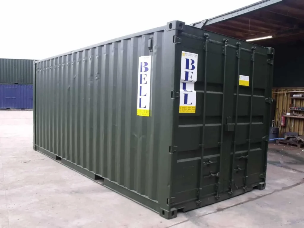 20ft x 8ft Raised Bunded Storage Container | Chemical & Hazardous Material Safe Store