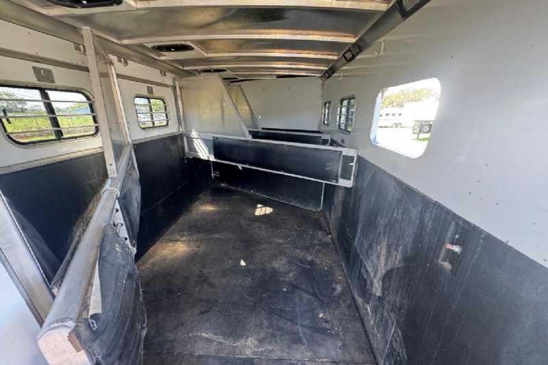 Used 2001 Sundowner 7408LQ 4 Horse Trailer with 8' Short Wall - Image 12