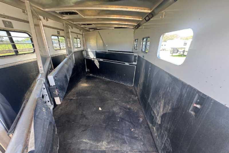 Used 2001 Sundowner 7408LQ 4 Horse Trailer with 8' Short Wall - Image 13