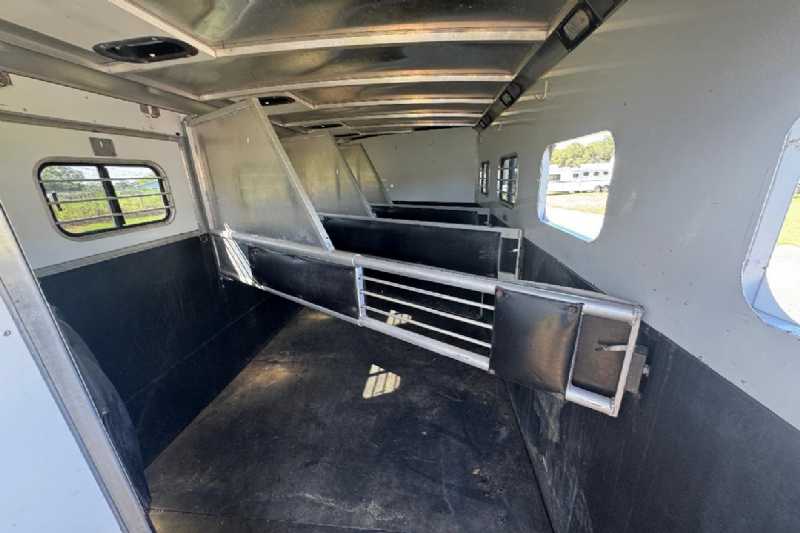 Used 2001 Sundowner 7408LQ 4 Horse Trailer with 8' Short Wall - Image 11