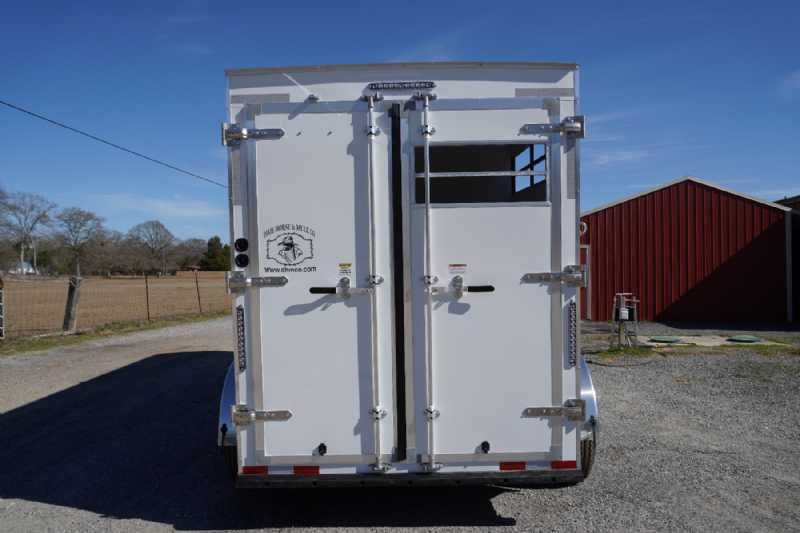 New 2026 Harmar Dixie Outlaw Renegade 7204LQ 2 Horse Trailer with 4' Short Wall - Image 6
