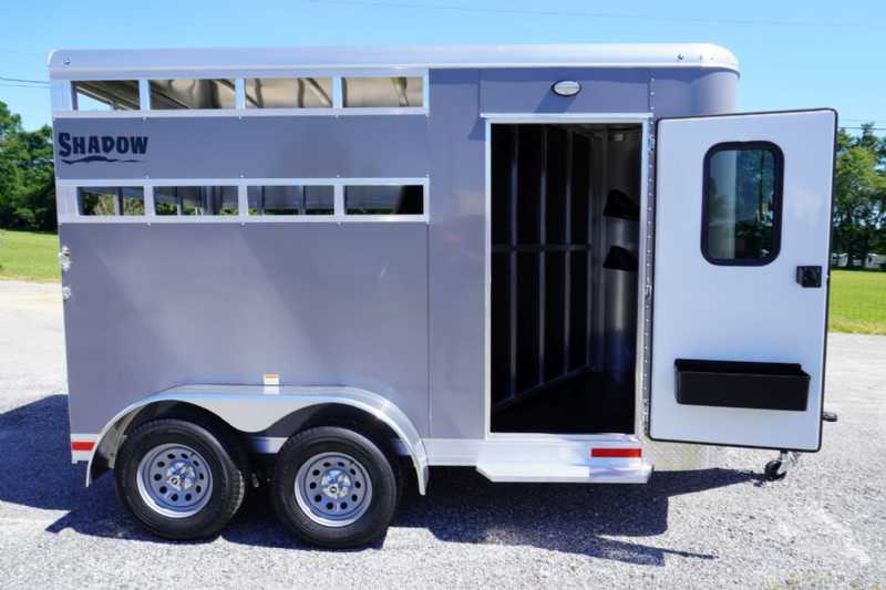 New 2027 Shadow 2HBPSL 2 Horse Trailer with 2' Short Wall - Image 2