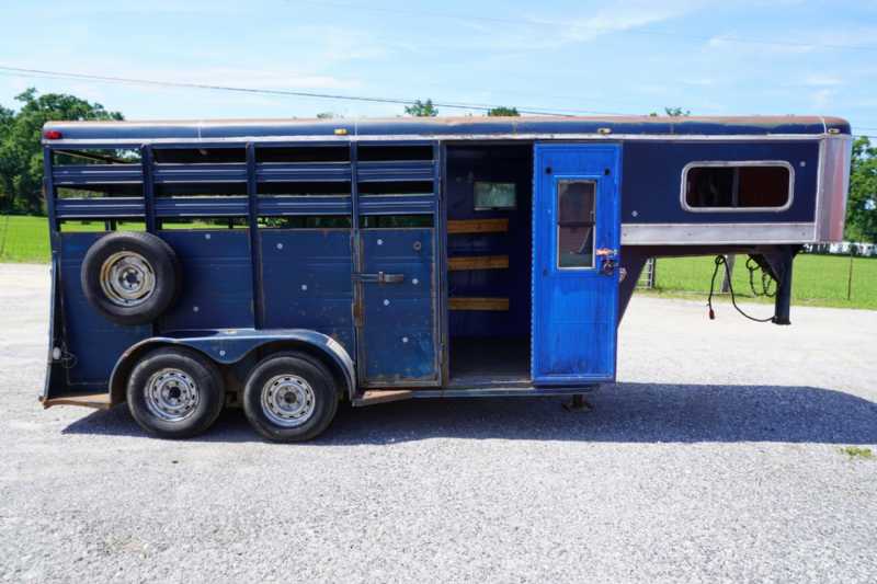 Used 1994 Big Valley 716STC 2 Horse Trailer with 4' Short Wall - Image 2