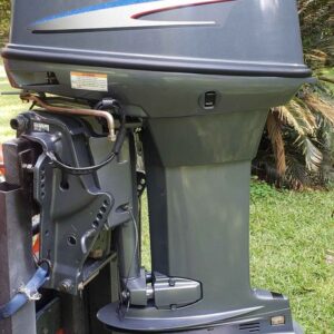 Yamaha 50 HP 2-Stroke Long Shaft 50HMHOS Outboard Motor | Electric Start Oil Injected Marine Engine