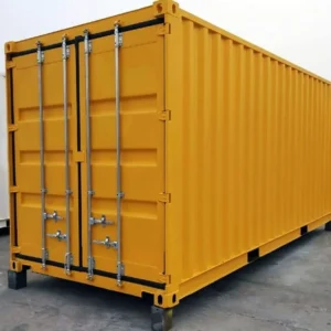 30ft x 8ft One Trip Shipping Container – Yellow | New Steel Storage Container