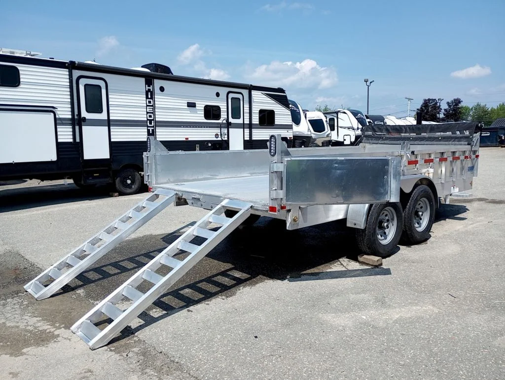 2026 Mission Trailers 7×16 14K Aluminum Hydraulic Dump - Image 8