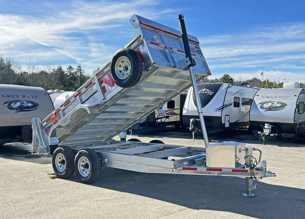 2025 N&N Trailers 7×14 14K Galvanized Hydraulic Dump Trailer - Image 6