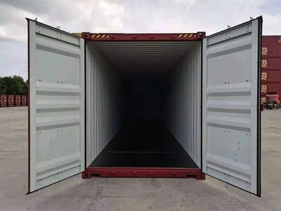 40ft x 8ft Used Cargo Worthy Dry Van Shipping Container | Wind & Watertight Steel Storage Container - Image 2