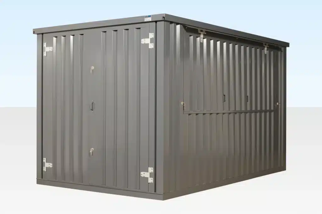 4m Flat Pack Kiosk | Portable Galvanised Event Kiosk, Retail Serving Unit & Pop-Up Business Cabin - Image 4