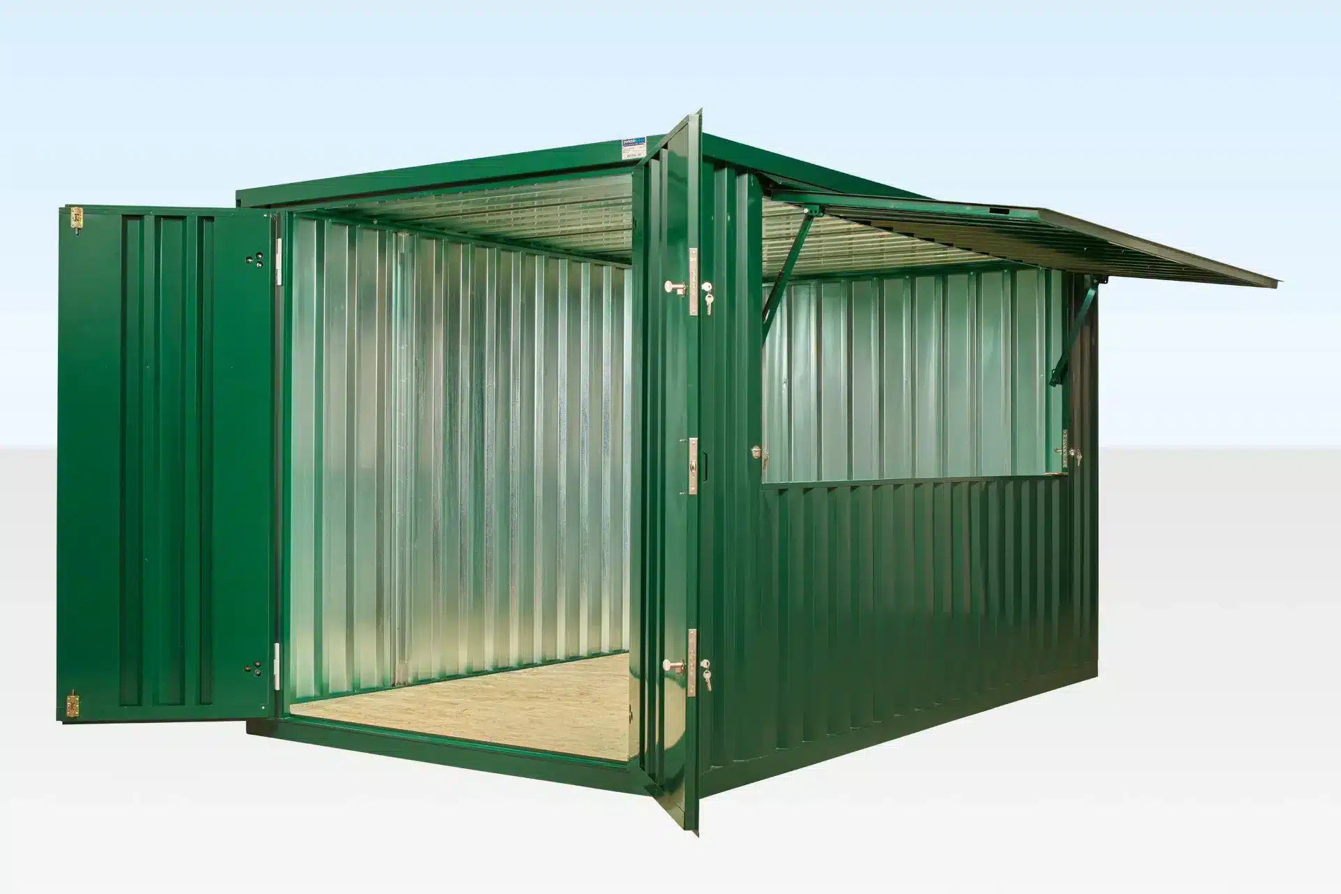 4m Flat Pack Kiosk | Portable Galvanised Event Kiosk, Retail Serving Unit & Pop-Up Business Cabin - Image 7