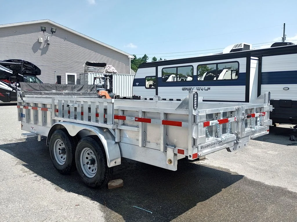 2026 Mission Trailers 7×16 14K Aluminum Hydraulic Dump - Image 14