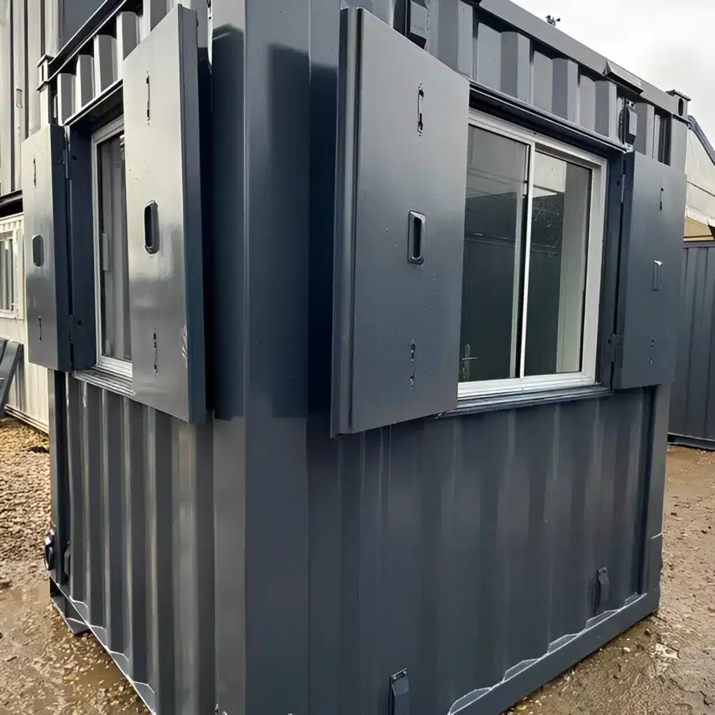 7ft x 7ft Shipping Container Office | Portable Anti-Vandal Site Office & Secure Steel Office Cabin - Image 3