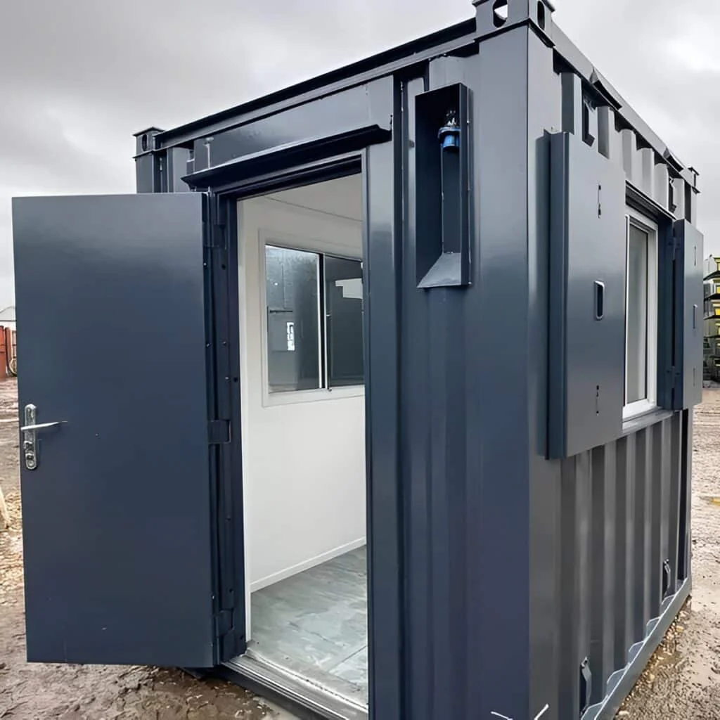 7ft x 7ft Shipping Container Office | Portable Anti-Vandal Site Office & Secure Steel Office Cabin - Image 5