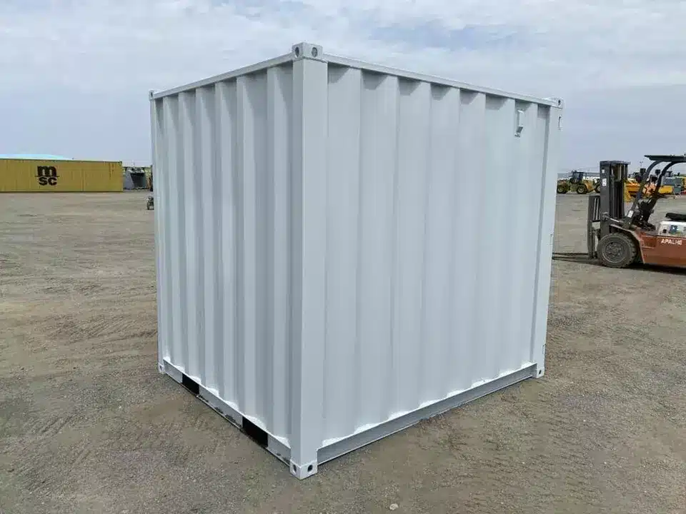 8ft Steel Shipping Container with Door & Window | Compact Secure Storage & Portable Site Cabin - Image 9