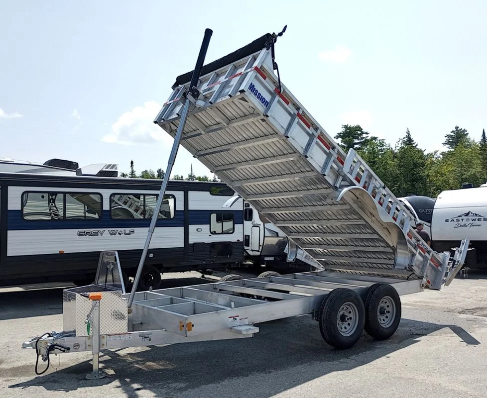 2026 Mission Trailers 7×16 14K Aluminum Hydraulic Dump - Image 15