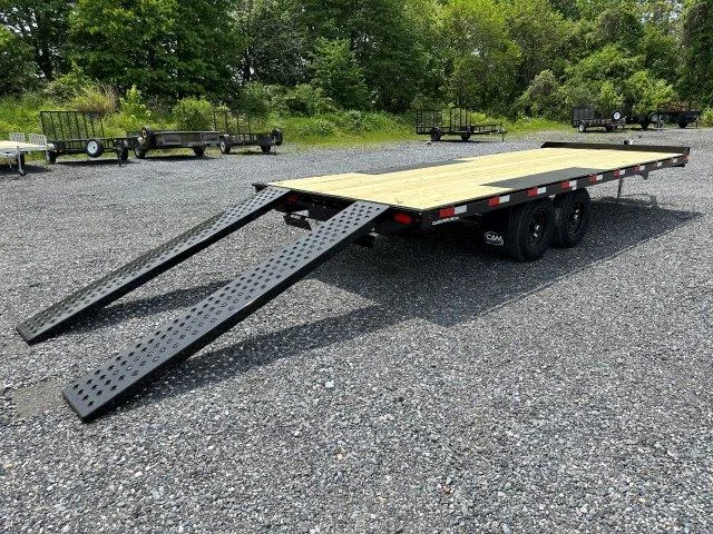 CAM Superline 8 x 18 Deckover Equipment Trailer Slide Out Ramps - Image 3