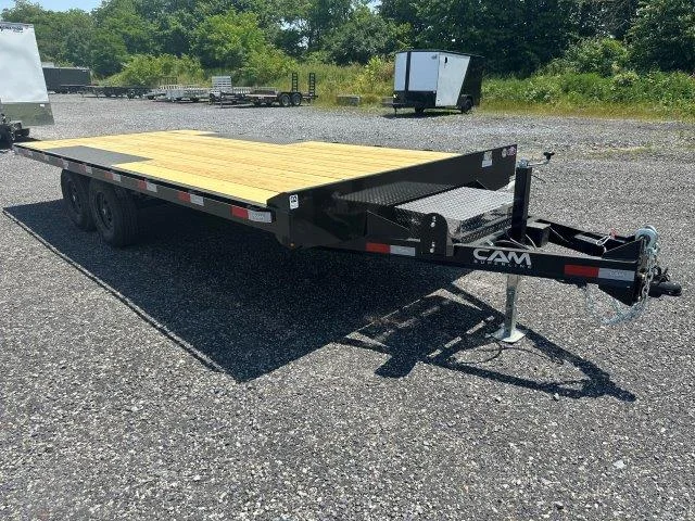 CAM Superline 8 x 18 Deckover Equipment Trailer Slide Out Ramps - Image 8