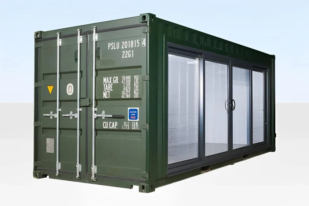 Modern Shipping Container Home Office | Insulated Portable Garden Office & Remote Workspace - Image 3