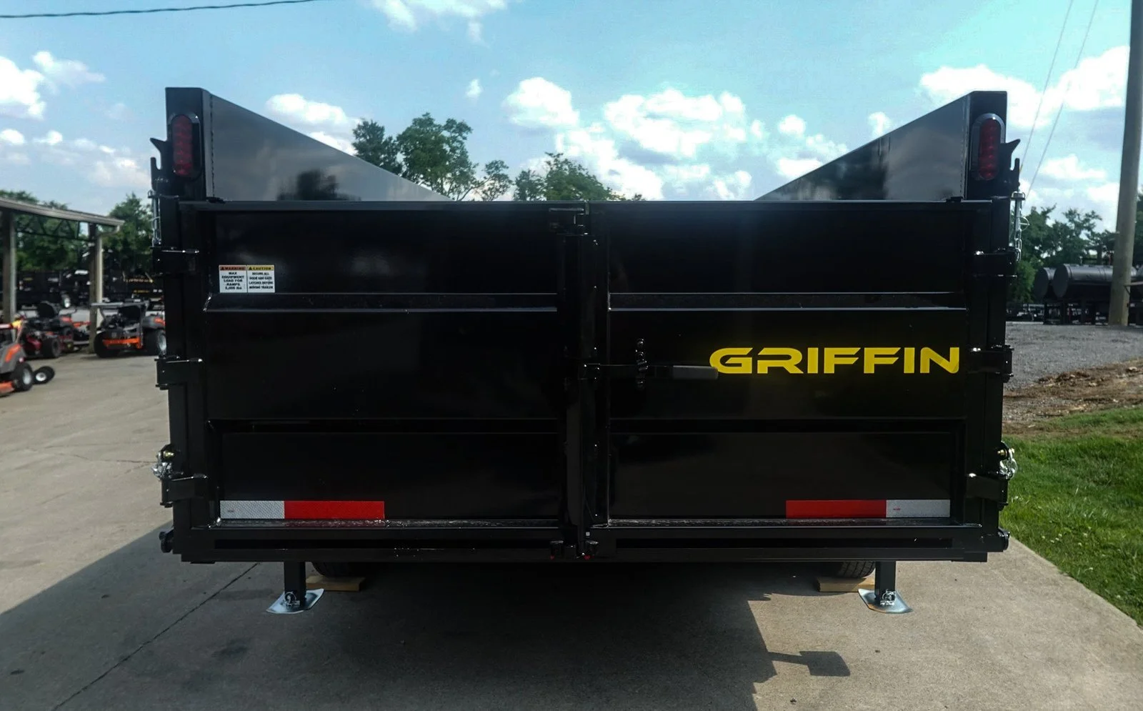 7×16 Telescopic Dump Trailer with 4ft Sides (2) 7K Axles 14k GVWR 50 - Image 3
