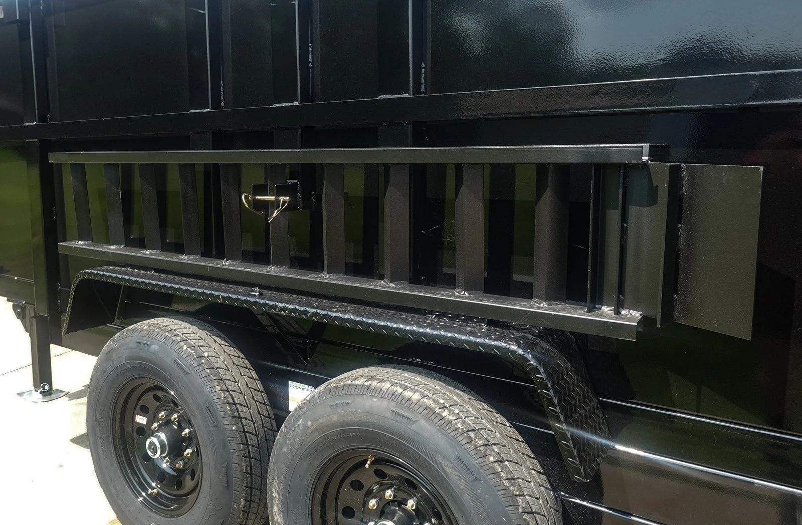 7×16 Telescopic Dump Trailer with 4ft Sides (2) 7K Axles 14k GVWR 50 - Image 8