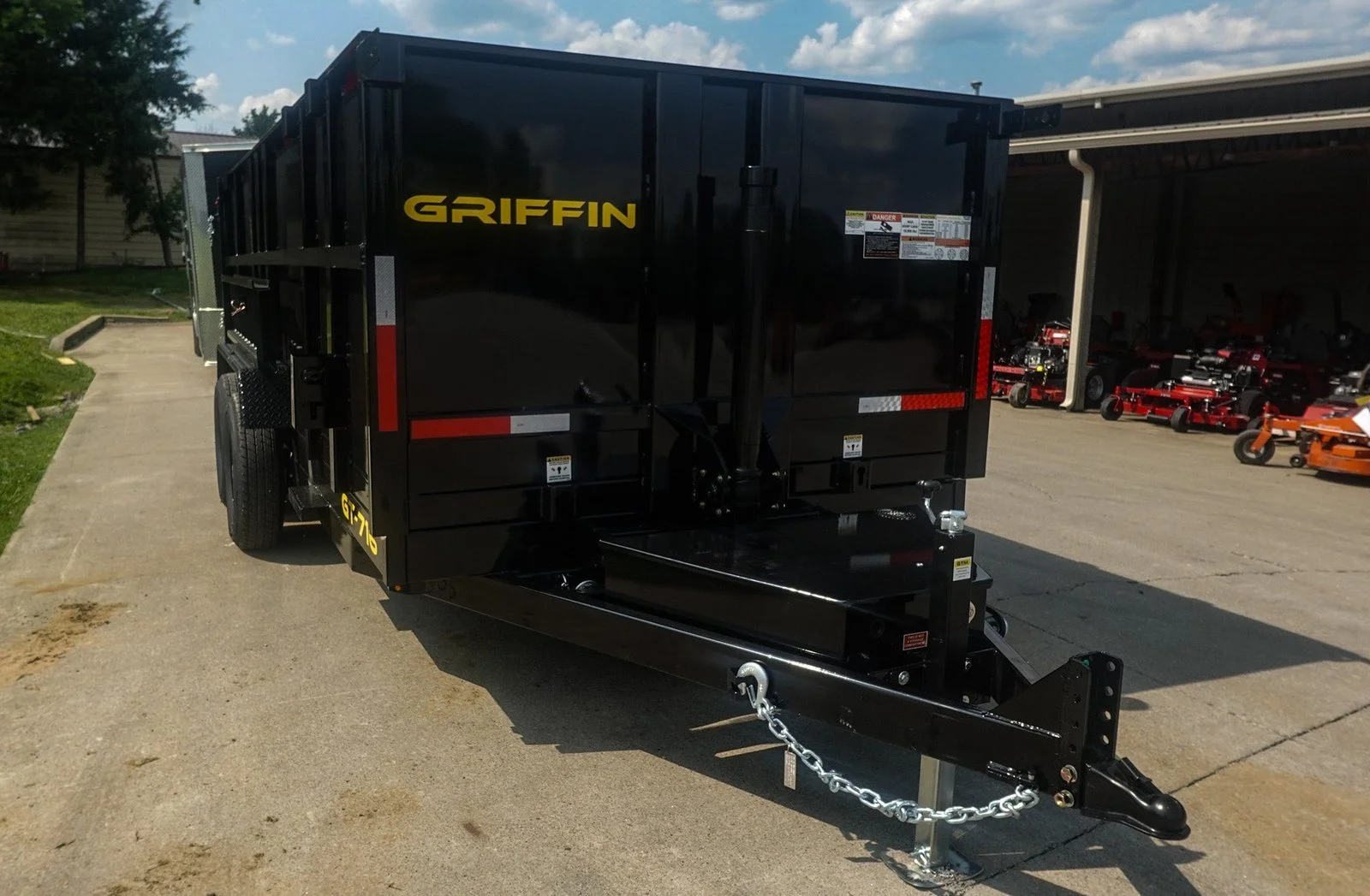 7×16 Telescopic Dump Trailer with 4ft Sides (2) 7K Axles 14k GVWR 50 - Image 9