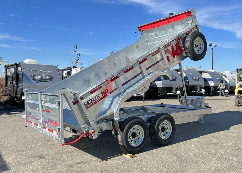 2025 N&N Trailers 7×14 14K Galvanized Hydraulic Dump Trailer - Image 10