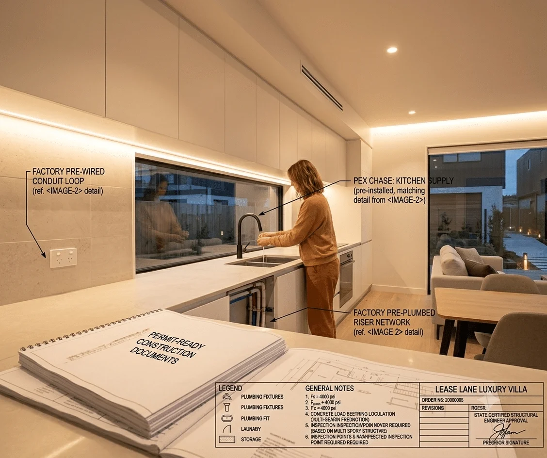 Luxury Modular Container Home Villa | 3 Bedroom Prefabricated Steel House with Modern Design & Turnkey Finish - Image 28