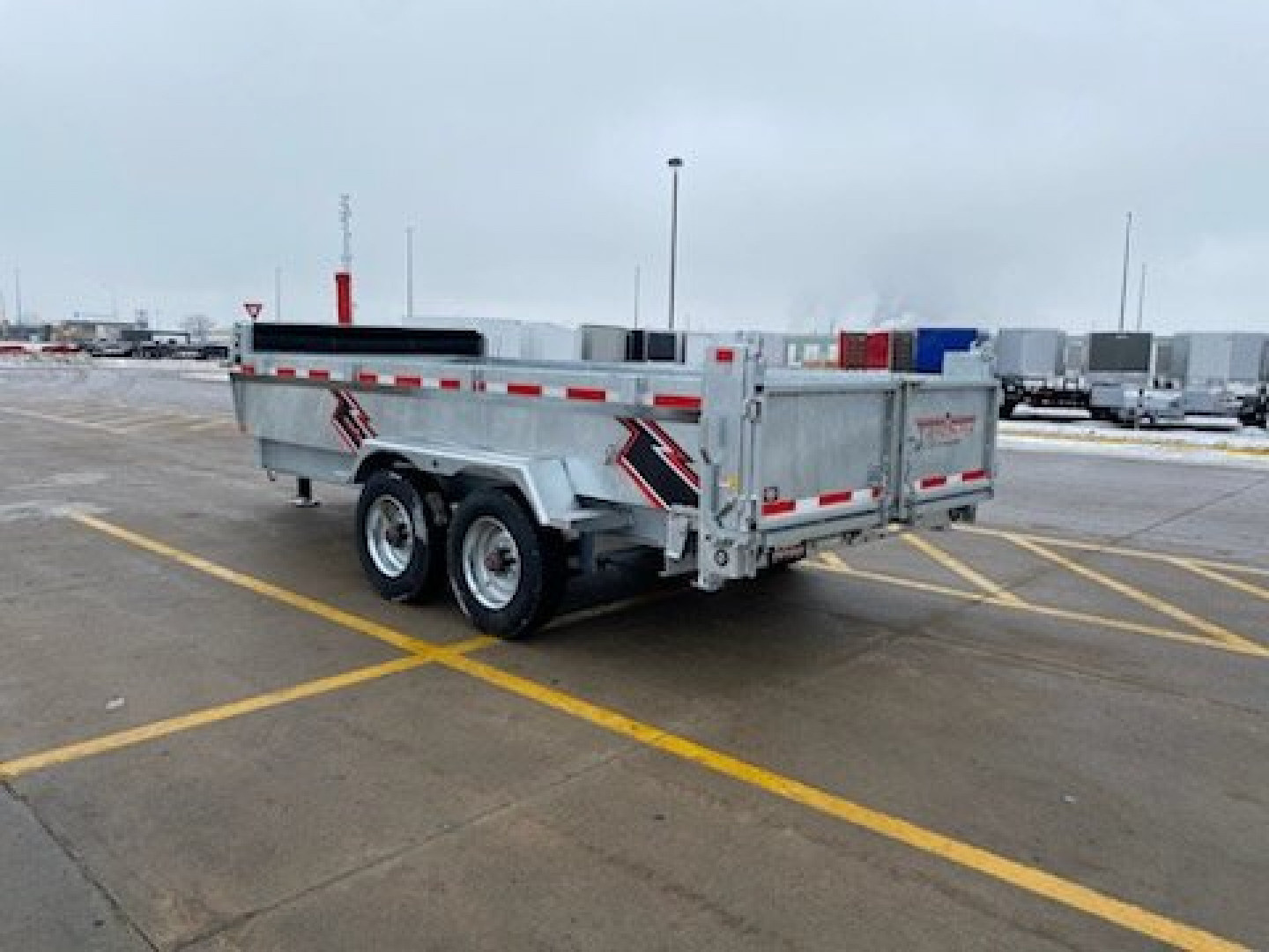 2025 TRIUMPH TRAILERS DT-TA 7'X14'-14K Dump Trailer - Image 3