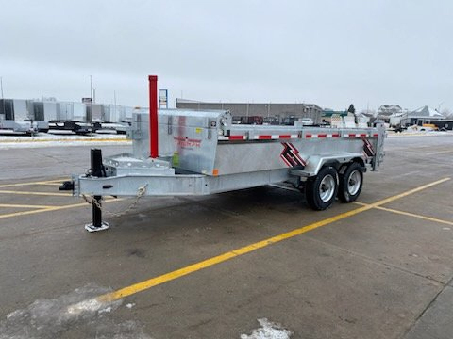 2025 TRIUMPH TRAILERS DT-TA 7'X14'-14K Dump Trailer