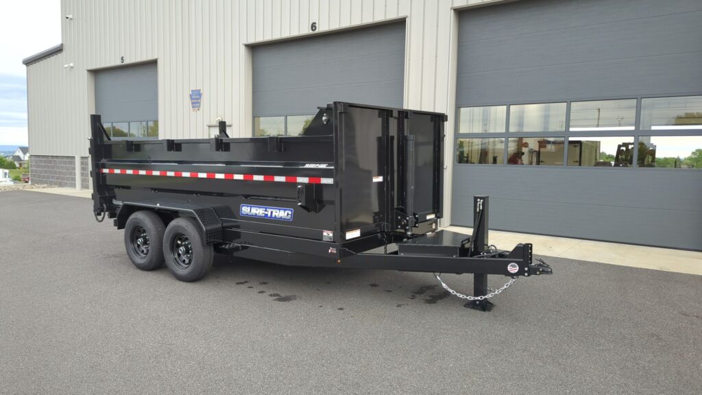 7′ X 14′ 14K Sure-Trac Telescopic High Side Dump Trailer ST-HTDU38214-140