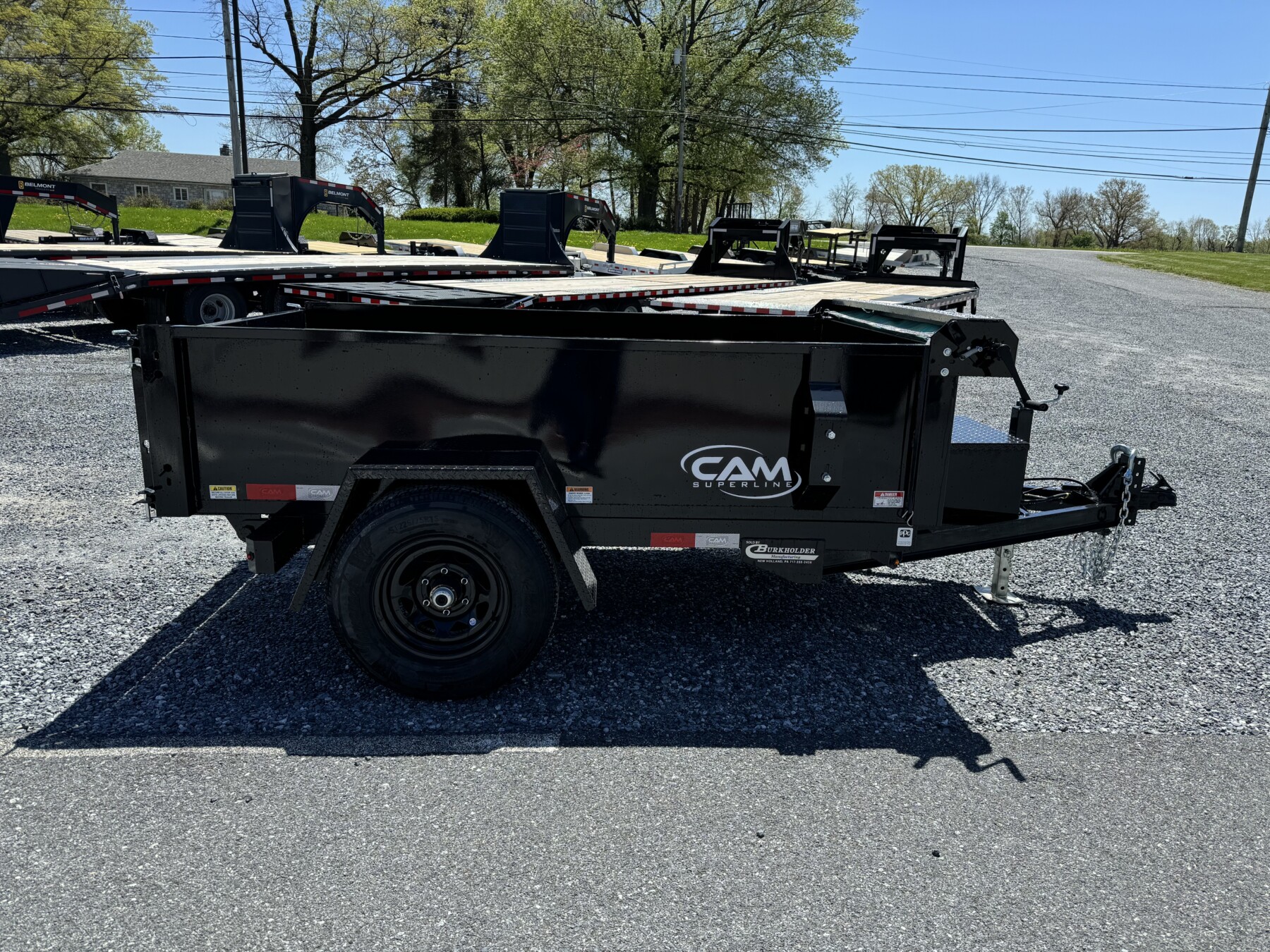 5’X8′ 5K CAM Superline Single Axle Dump Trailer P5508LPDT - Image 4