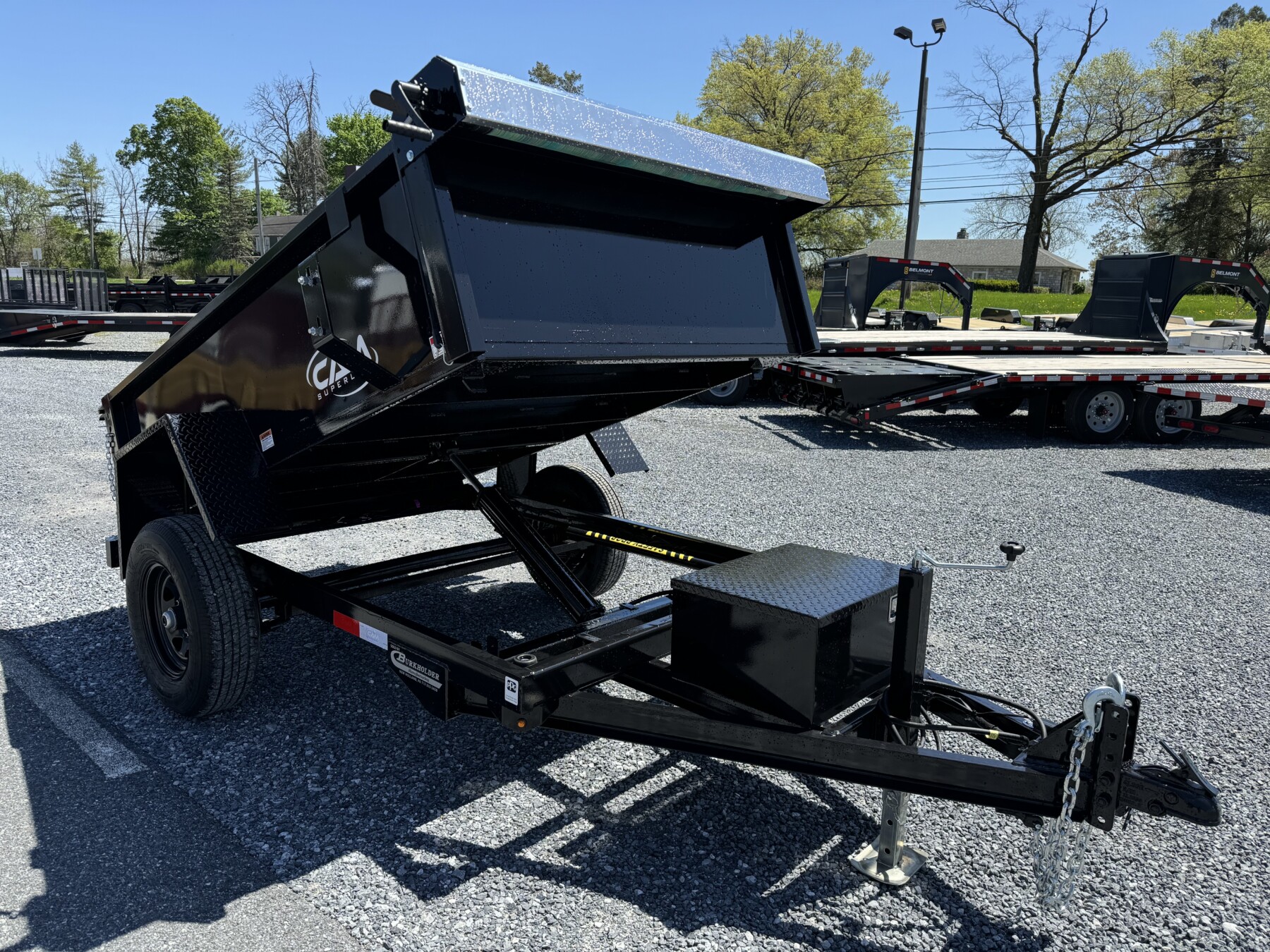 5’X8′ 5K CAM Superline Single Axle Dump Trailer P5508LPDT - Image 11