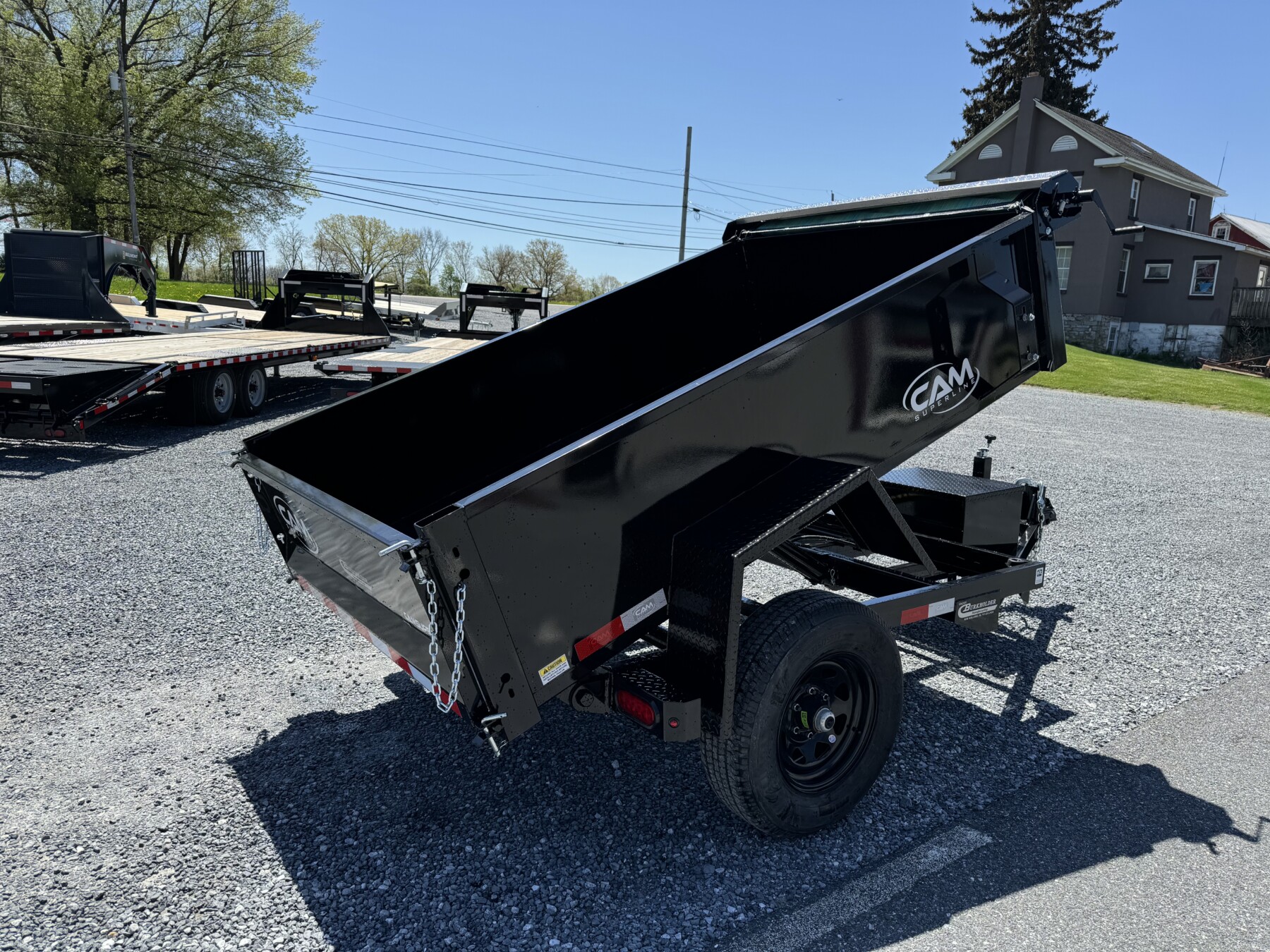 5’X8′ 5K CAM Superline Single Axle Dump Trailer P5508LPDT - Image 12