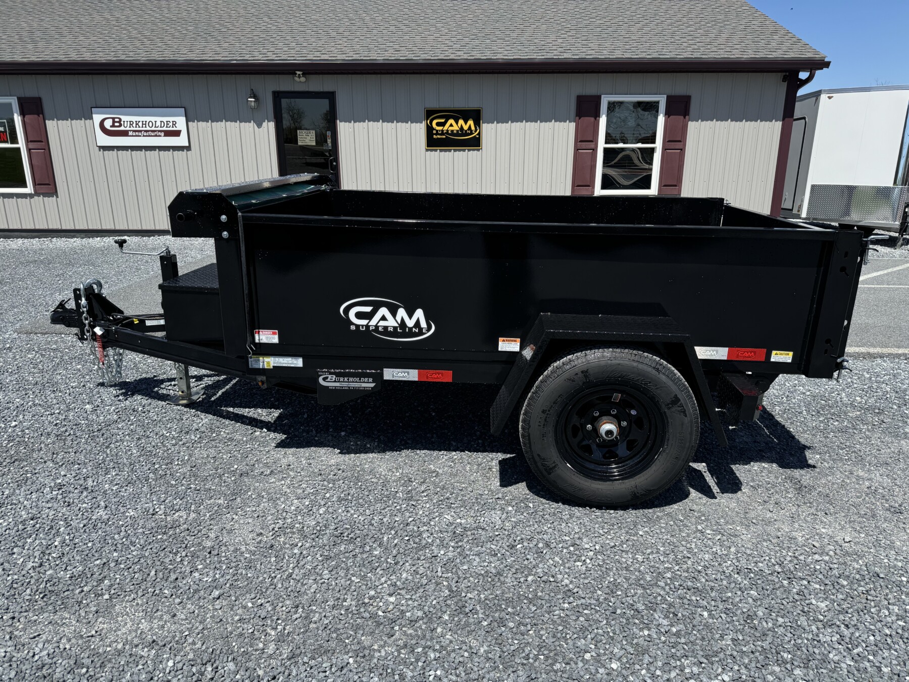 5’X8′ 5K CAM Superline Single Axle Dump Trailer P5508LPDT - Image 2