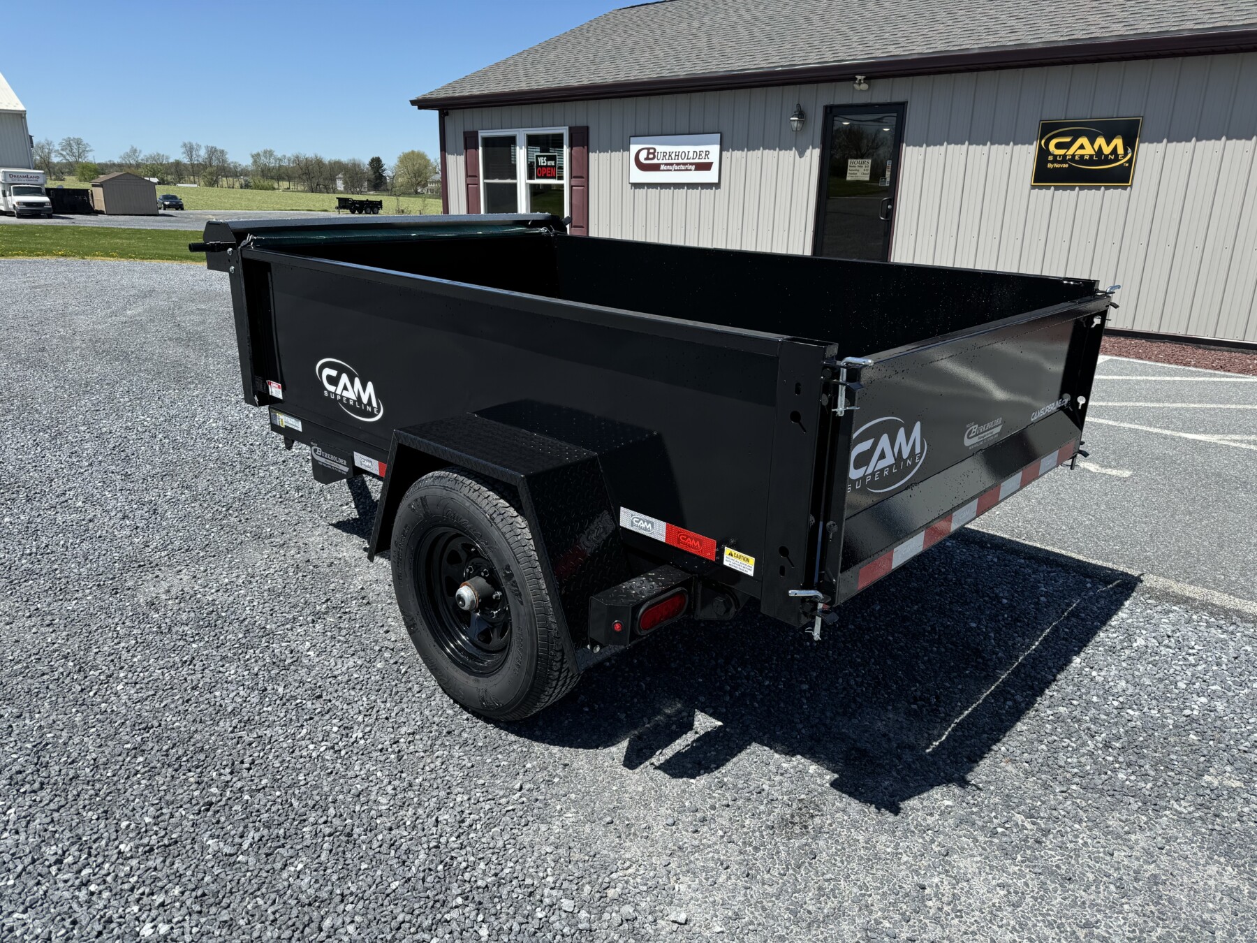 5’X8′ 5K CAM Superline Single Axle Dump Trailer P5508LPDT - Image 6