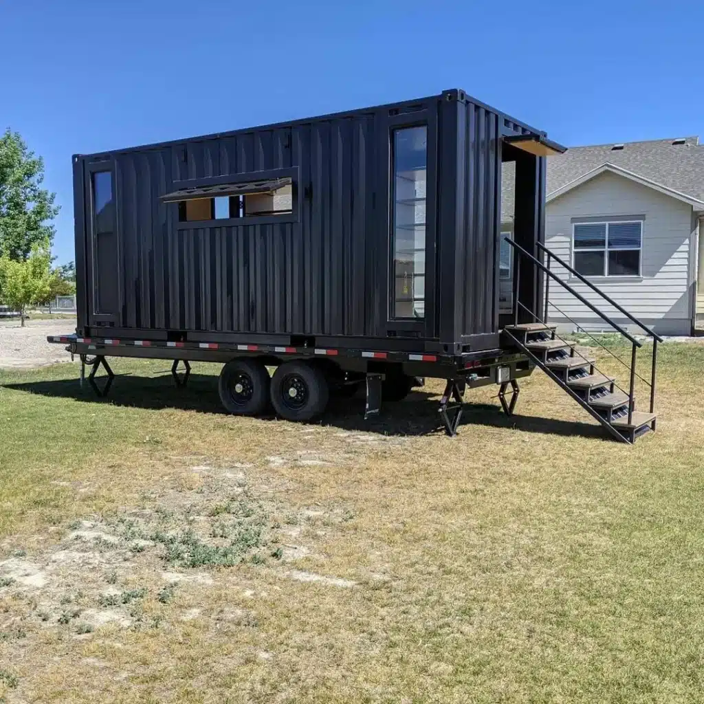 Custom 20ft Shipping Shopping Container on Wheels | Mobile Pop-Up Retail Container, Portable Shop & Food Kiosk - Image 7