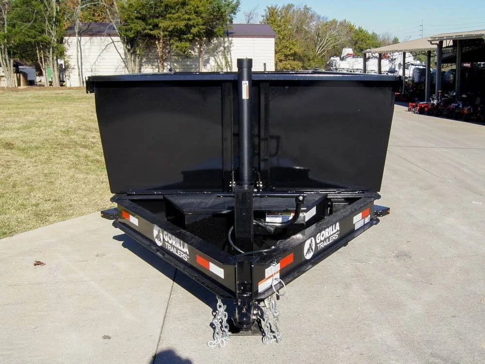 7×14 Gorilla Telescopic IBeam Dump Trailer with 3ft Sides (2) 7K Axles - Image 2