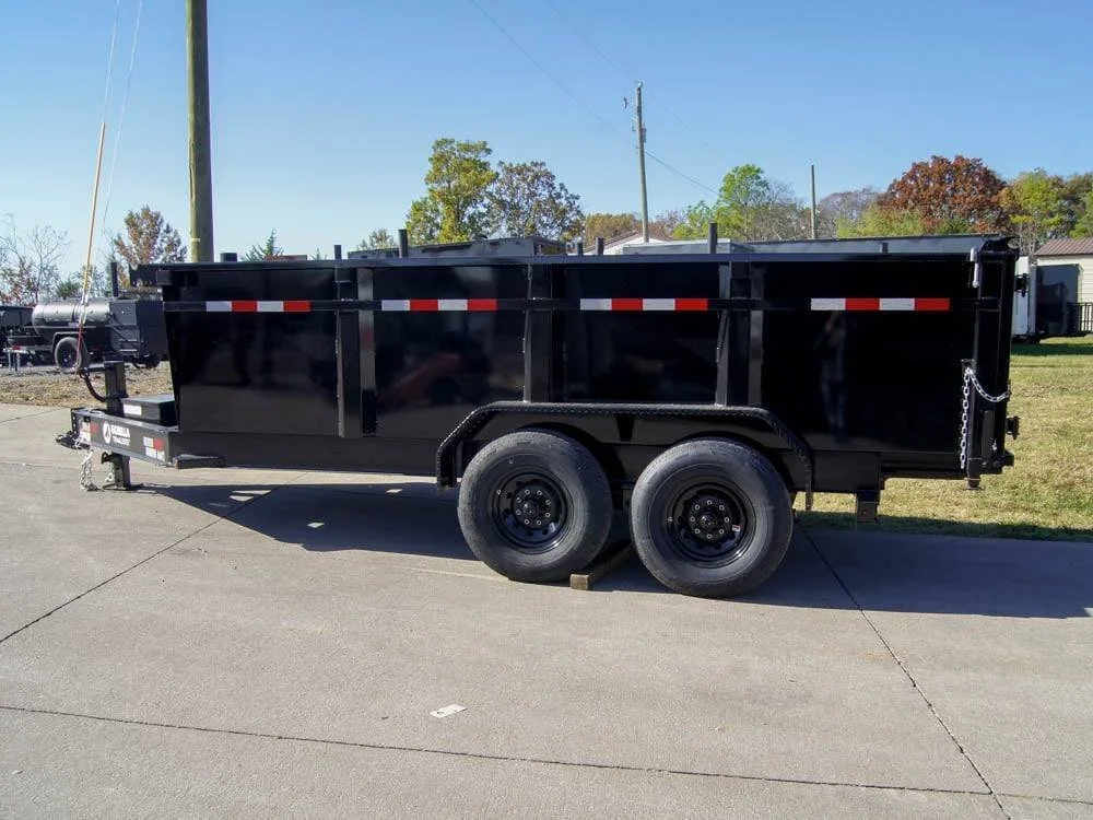 7×14 Gorilla Telescopic IBeam Dump Trailer with 3ft Sides (2) 7K Axles - Image 5