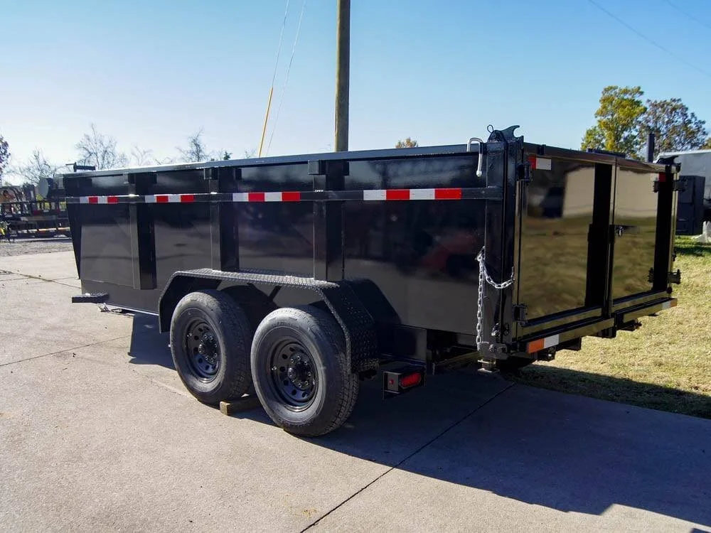 7×14 Gorilla Telescopic IBeam Dump Trailer with 3ft Sides (2) 7K Axles - Image 6