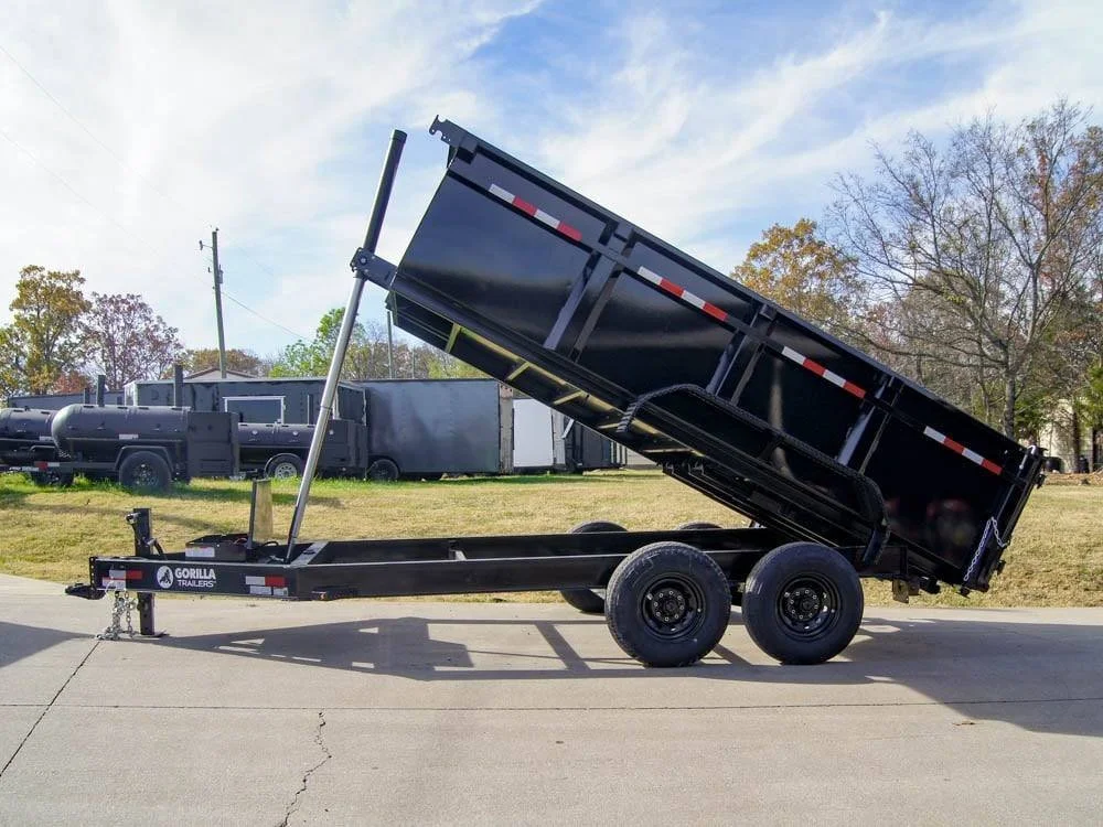 7×14 Gorilla Telescopic IBeam Dump Trailer with 3ft Sides (2) 7K Axles - Image 18