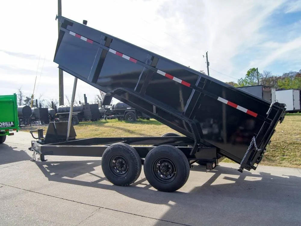 7×14 Gorilla Telescopic IBeam Dump Trailer with 3ft Sides (2) 7K Axles - Image 19