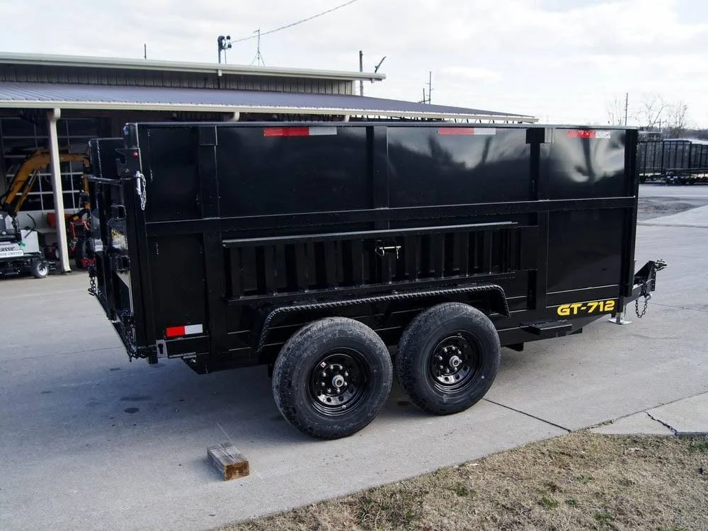 7×12 Hydraulic Dump Trailer with 3ft Sides (2) 6K Axles - Image 7