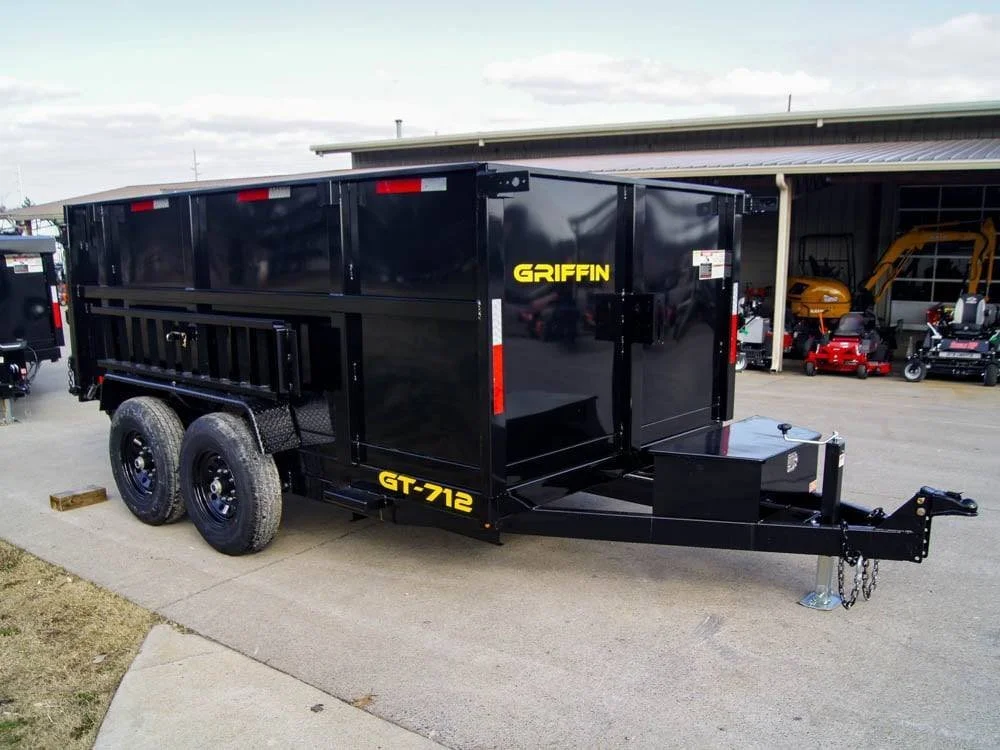 7×12 Hydraulic Dump Trailer with 3ft Sides (2) 6K Axles - Image 9