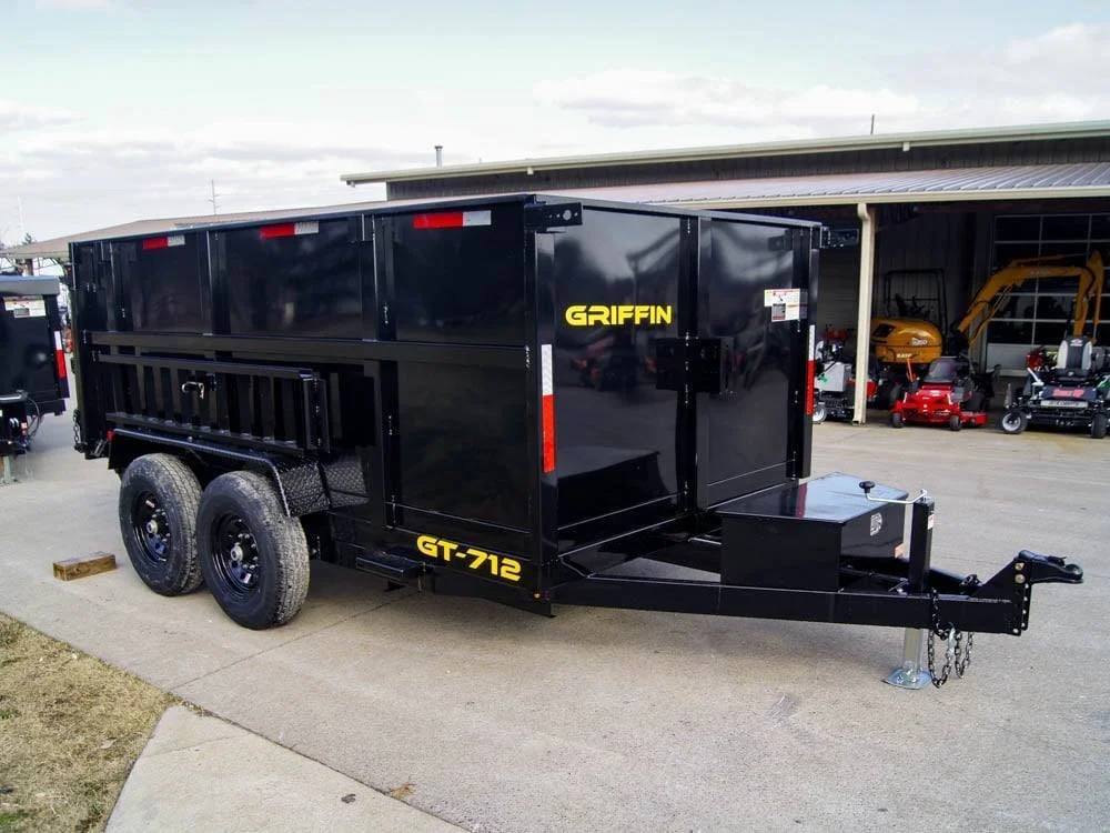 7×12 Hydraulic Dump Trailer with 3ft Sides (2) 6K Axles - Image 10
