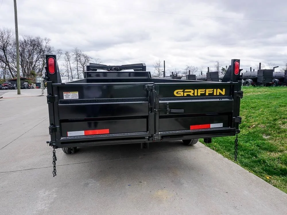 Hydraulic 7’x16′ 2ft Side Gooseneck Dump Trailer (2) 7K Axles - Image 8