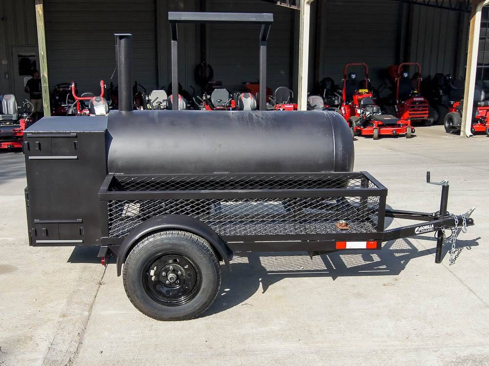 250 Gallon Pull-Behind BBQ Smoker Single Door with Counterweight 3500lb Axle - Image 5