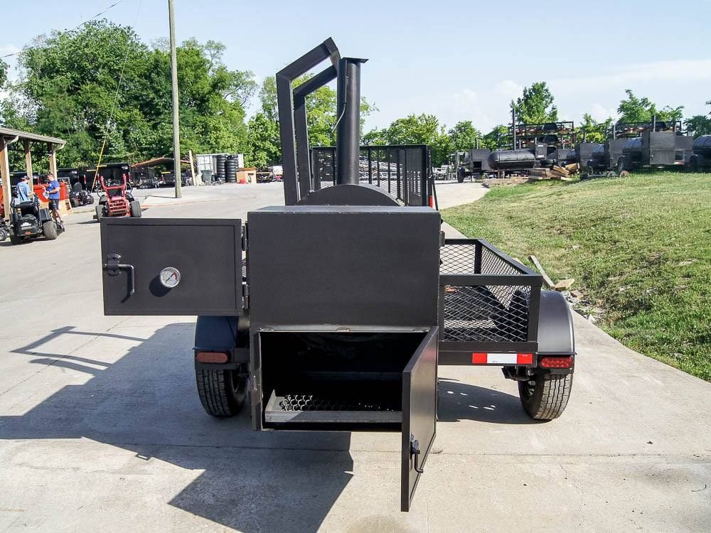 250 Gallon Pull-Behind BBQ Smoker Single Door with Counterweight 3500lb Axle - Image 11