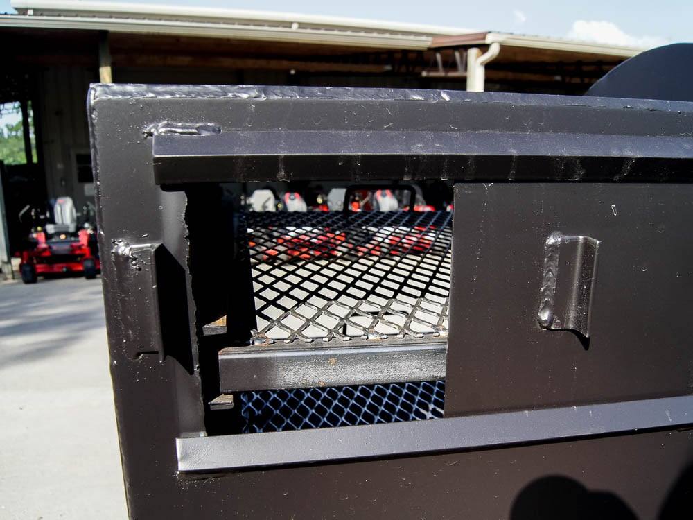 250 Gallon Pull-Behind BBQ Smoker Single Door with Counterweight 3500lb Axle - Image 13