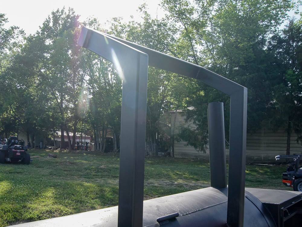 250 Gallon Pull-Behind BBQ Smoker Single Door with Counterweight 3500lb Axle - Image 17