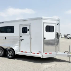 2027 Cimarron Warmblood 2HBP New 2 Horse Straight Load Bumper Pull Trailer